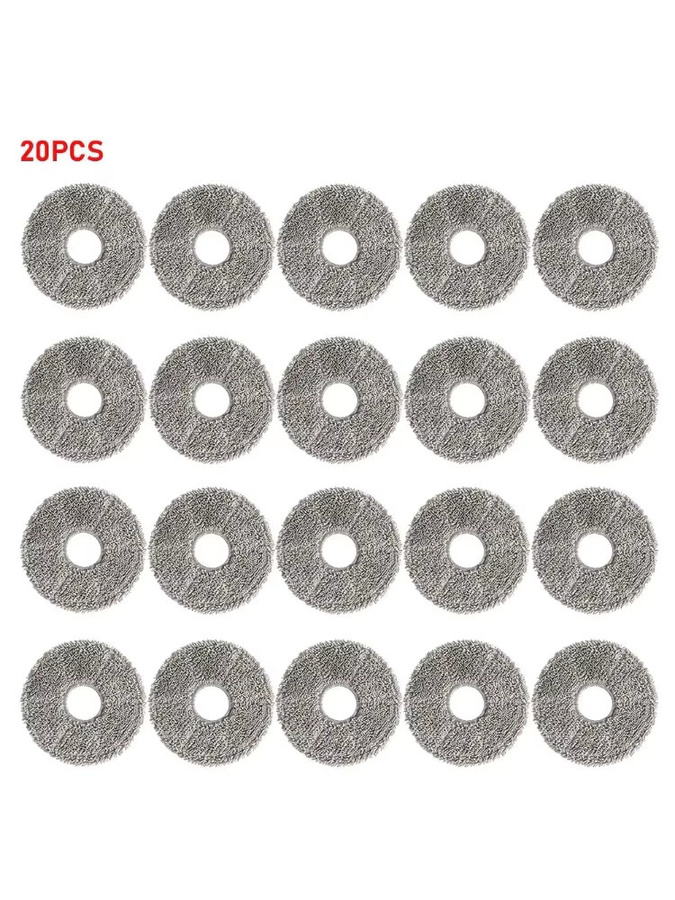 Ecovacs Ersatz Wischtuch in Grau für X1 X2 X5 T10 T20 T30 Pro Omni T30 MAX T30S T50 Pro Omni N30 Pro N30 Omni N50 Saugroboter - Bild 6