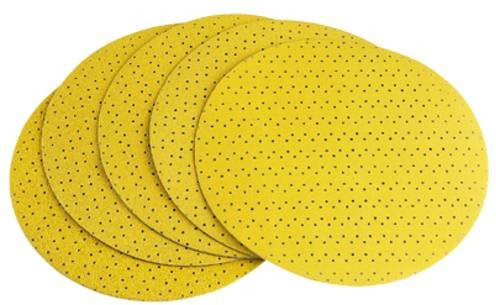 Flex Schleifpapier für Trockenbauschleifer Körnung 80 Durchmesser 225 mm Gelb 25 Stück - Bild 1