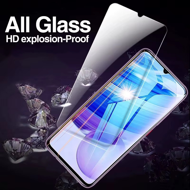 Xiaomi Displayschutzfolie aus gehärtetem Glas für Redmi Note 11 10 9 8 Pro 5G 10C 9C transparent - Bild 2
