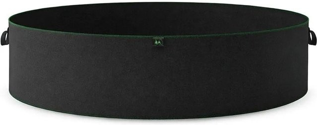 TTL GARDEN Hochbeet Pflanzsack aus Vlies für Gemüse, Kräuter und Beeren, Durchmesser: 130 cm, Volumen: 400 l, Farbe: Schwarz - Bild 1