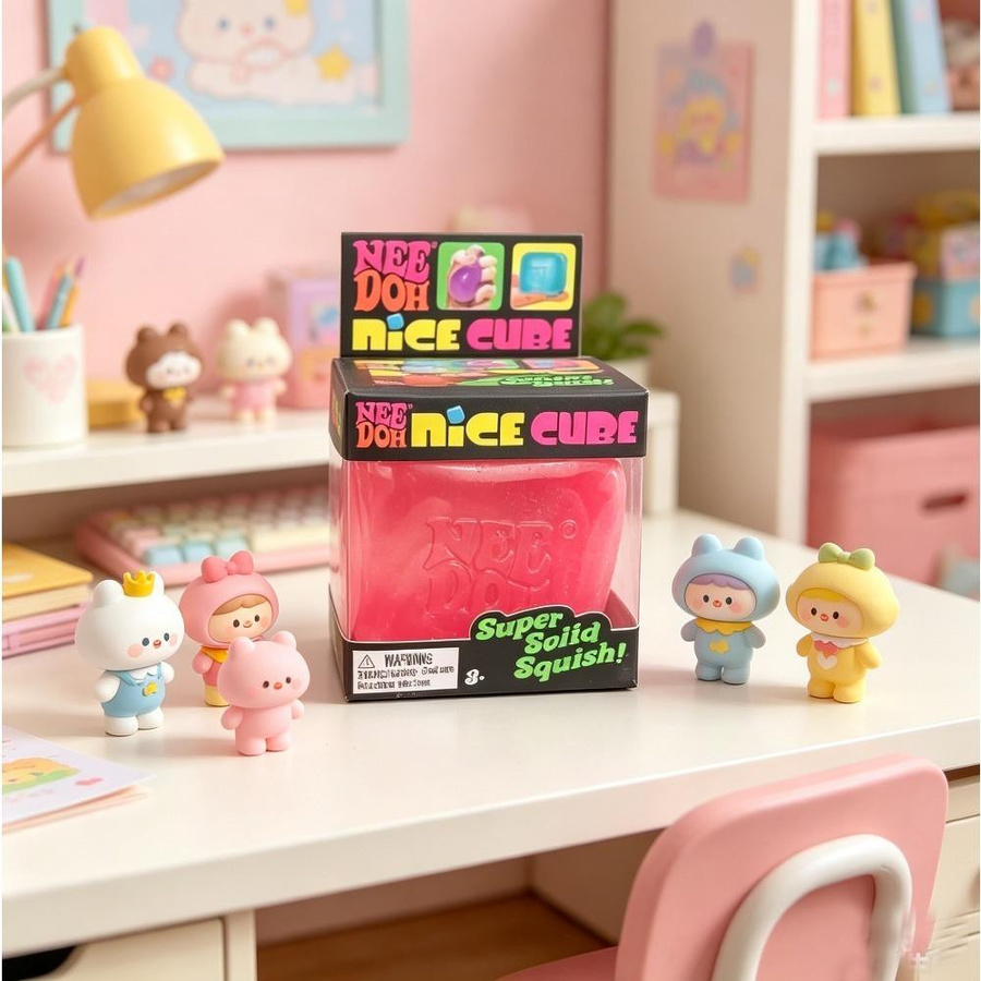 Schylling NeeDoh Nice Cube Squishy, Fidget Spielzeug - Bild 3