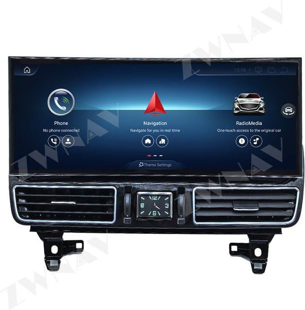 ZWNAV Android Multimedia-Navigationssystem mit CarPlay und Bluetooth für Mercedes-Benz GLE/GLS 2015–2018, 15,8 Zoll, Schwarz - Bild 1
