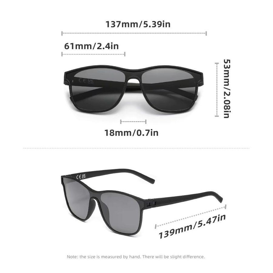 KINGSEVEN Sonnenbrille, Damen, Vollrand, Schwarz, Kunststoff, polarisiert - Bild 2