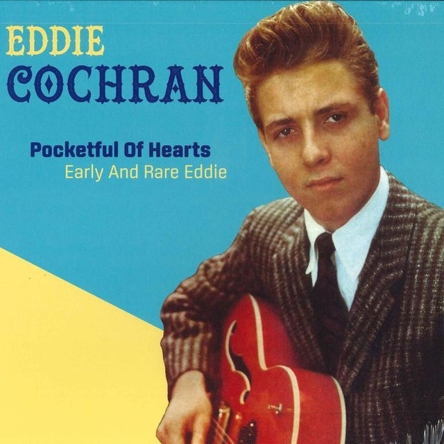 LP-Schallplatte Eddie Cochran - Pocketful Of Hearts, Bad Joker 2016, Rock, braun/mehrfarbig - Bild 1