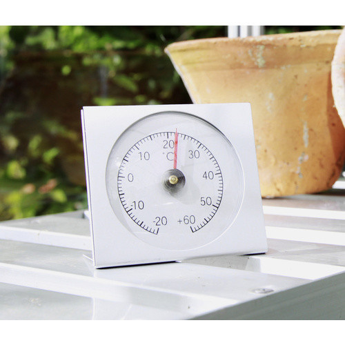 Vitavia Thermometer in Silberfarben für das Gewächshaus - Bild 4