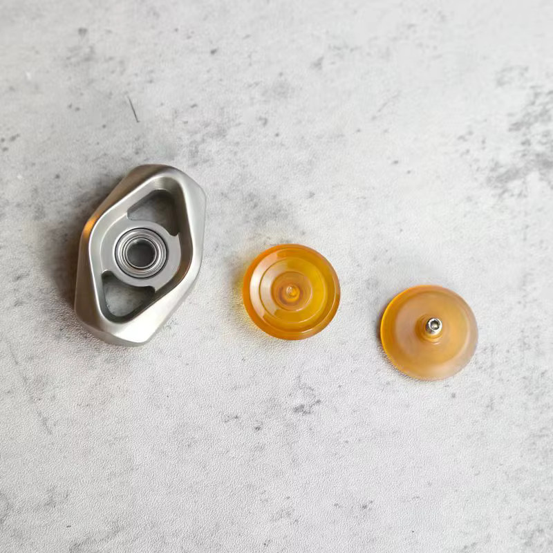 Storm Fidget Spinner, Edelstahl, Handgekurbelter Spinner - Bild 4