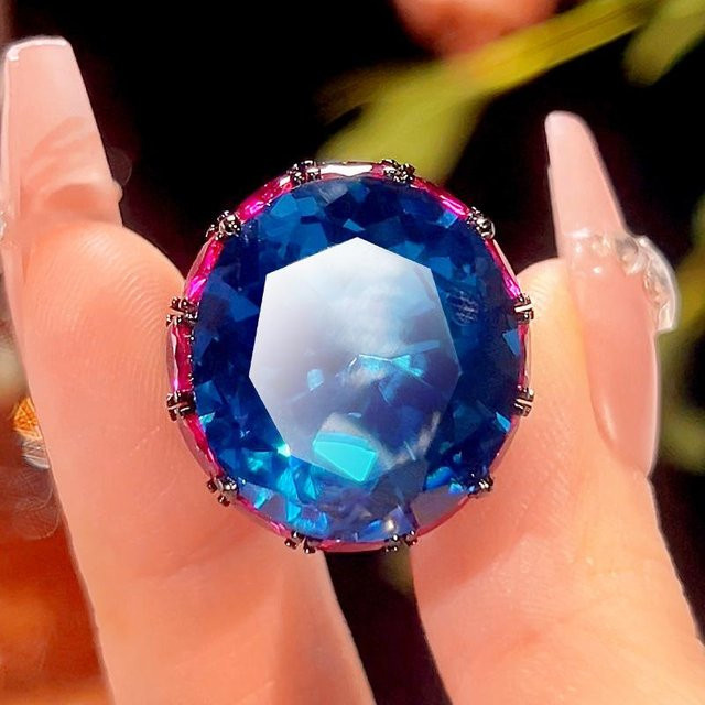 NRIQUEN Fingerring, Kupfer, Zirkonia, Damen, Verlobung - Bild 1