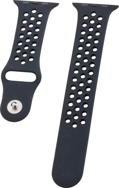 Peter Jäckel Uhrenarmband Silikon, Schwarz, Unisex - Bild 1