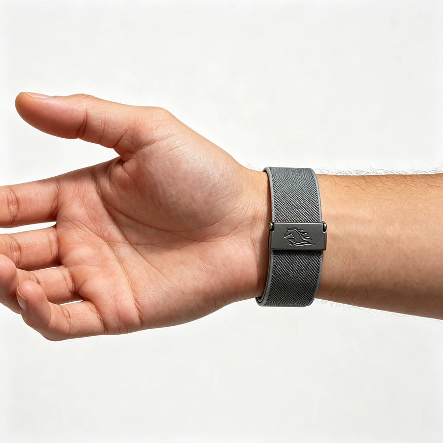 Nylonarmband, Textil/NATO, Schwarz, Unisex - Bild 1