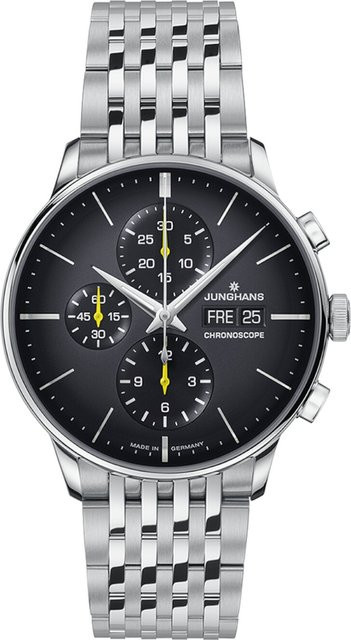 Junghans Chronograph Meister Chronoscope, Automatik, Edelstahl, 40 mm, Herren - Bild 1