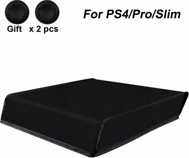 Staubdichte Schutzhülle von TECTINTER für PlayStation 4, PS4 Pro und Slim in Schwarz - Bild 1