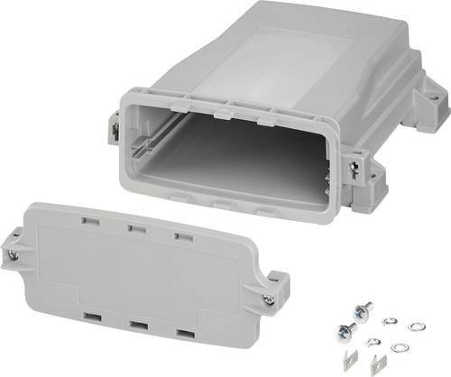 Phoenix Contact Elektronikgehäuse ECS-KIT-122X169-S-UV-7042 aus Polycarbonat in Grau (RAL 7042), B/T/H: 163,8 x 179,8 x 62,1 mm - Bild 1