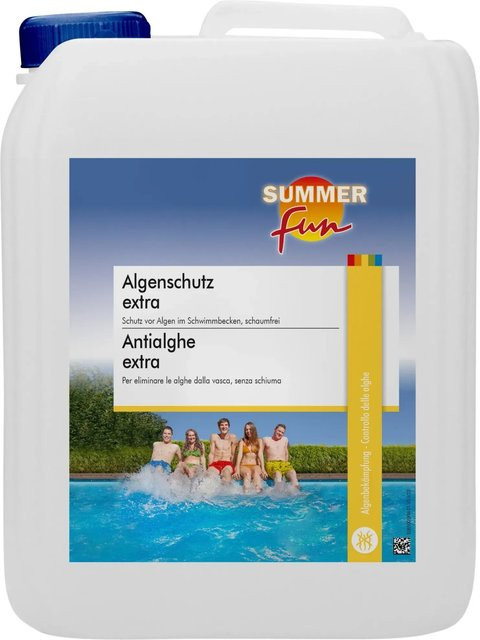 Summer Fun Algezid schaumfrei flüssig zur Algenprävention für Pools und Whirlpools, 5 l - Bild 1