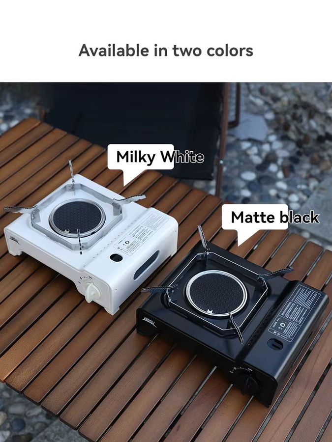 BRS BRS-K006 Infrarot Gasherd für Koreanisches BBQ, Tischgrill für Camping und Haushalt, Weiß - Bild 4