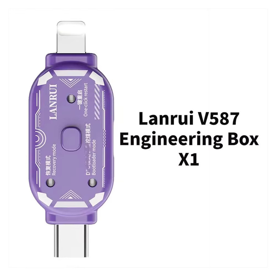 Lanrui V587 Engineering Box Wiederherstellungskabel in Purple für iPhone SAM Custom ROM Modus System Reparatur und Diagnose - Bild 3