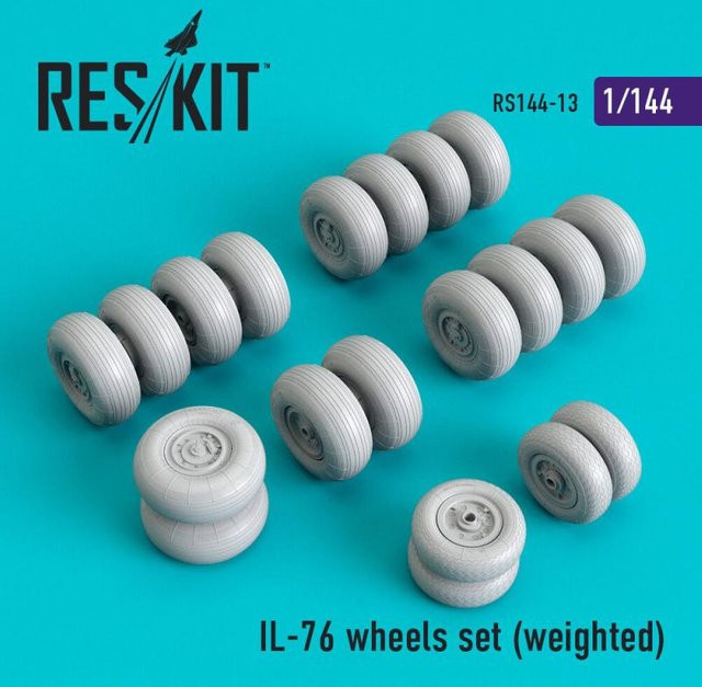 ResKit Models IL-76 Wheels set (weighted) - Bild 1