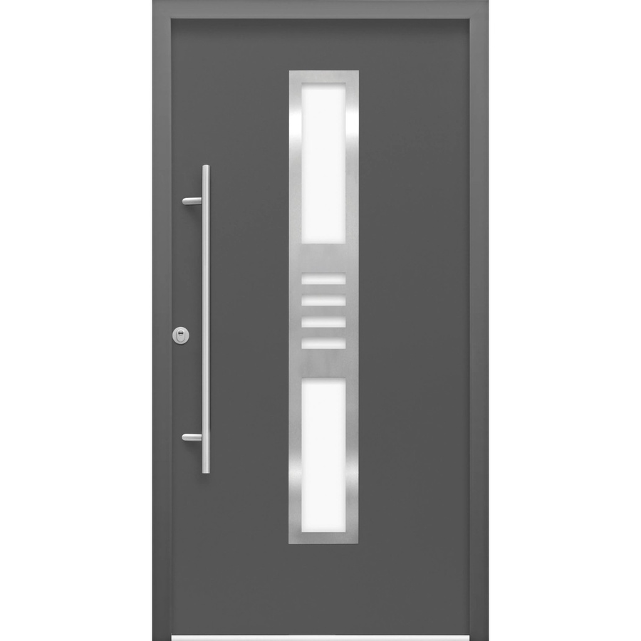 Splendoor Sicherheits-Haustür Thermospace Köln Prime RC2 Komfort in Anthrazit mit Glaseinsatz, B/H: 100 x 210 cm - Bild 2