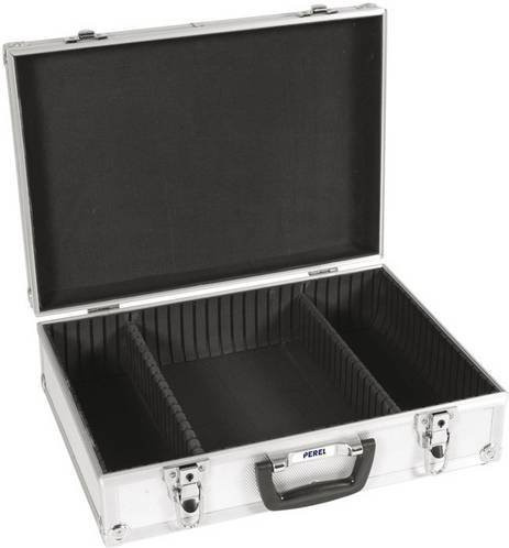 Velleman 1819 Universal Werkzeugkoffer unbestückt in Silber, B: 42,5 cm, H: 30,5 cm, T: 12,5 cm - Bild 1