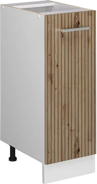 Vicco Apothekerschrank R-Line Küchenschrank in Artisan-Eiche und Weiß, B/T/H: 30,0 x 46,0 x 81,6 cm - Bild 1