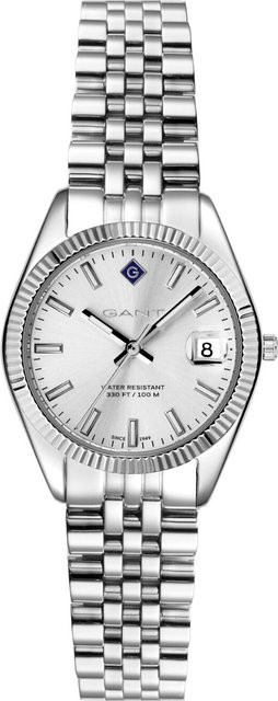 Gant Armbanduhr Sussex Mini, Quarz, Edelstahl, Silber, 28 mm, Damen - Bild 1