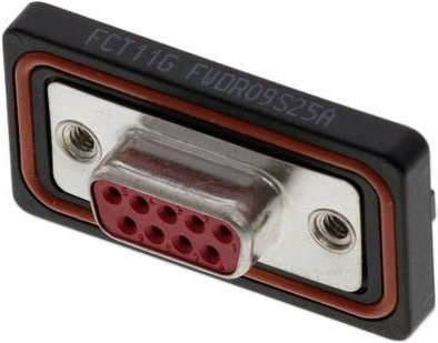 Molex D-SUB Steckverbinder 1727040061 mit 9 Lötpins in Schwarz - Bild 1