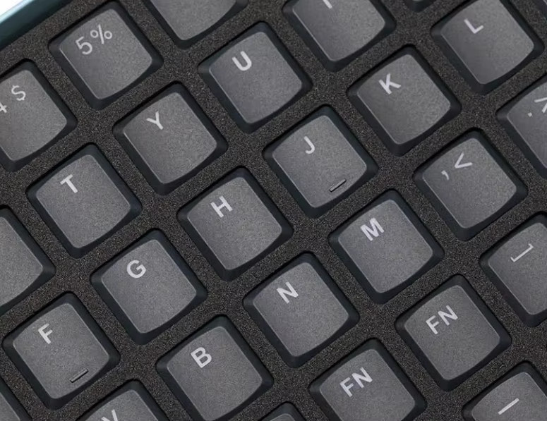 Taihao THT Low-Profile Tastenkappen in Dunkelblau für Kailh Choc oder MX Switches mit Light-Through-Funktion - Bild 2