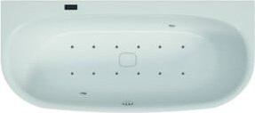 Hoesch Whirlpool iSensi Vorwand Monolith iSensi System links, BiColor Weiß-Grau, B/T/H: 170 x 75 x 0 cm - Bild 1