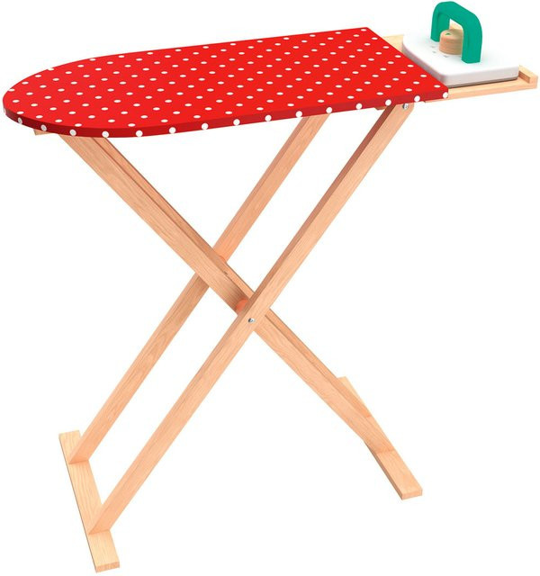PLAYTIVE Holz Putzstation, Wäscheständer und Bügelbrett - Bild 1