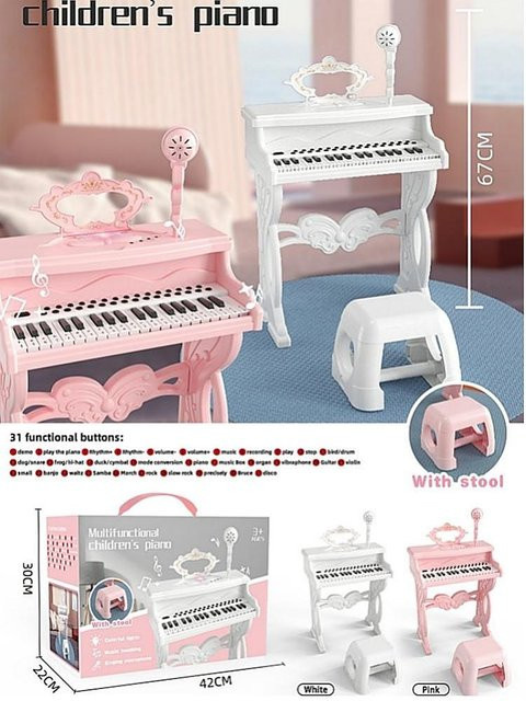 Linyi toy Klavier Spielset für Mädchen 3-6 Jahre - Bild 1