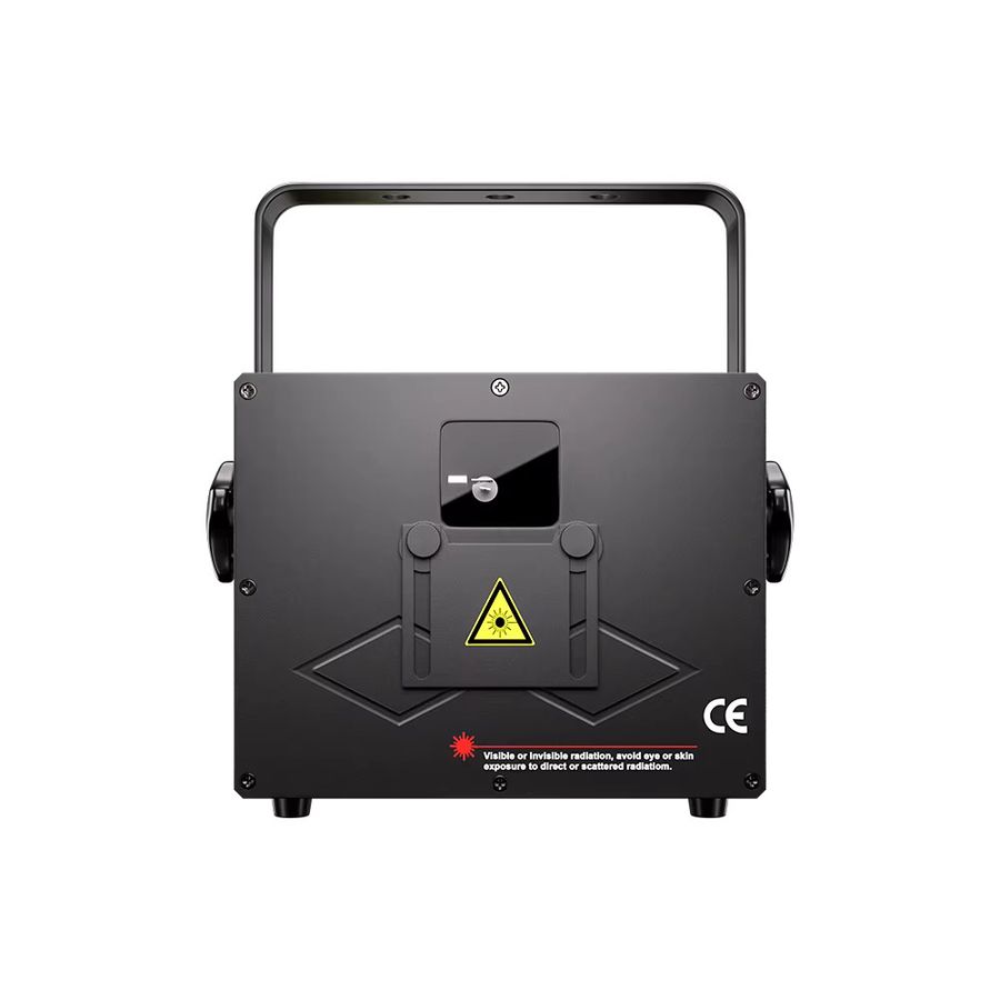 SHEHDS RGB Animationslaser mit App-Steuerung, 3W 3D-Effekt und TTL Farb-Bühnenlicht für Bar-Projektoren und Bühnenbeleuchtung, DMX512 kompatibel - Bild 2