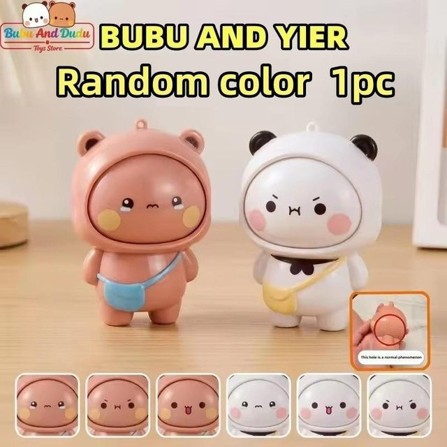 Panda Yier Und Bubu Gesichtswechselnder Anhänger, Kinder - Bild 1