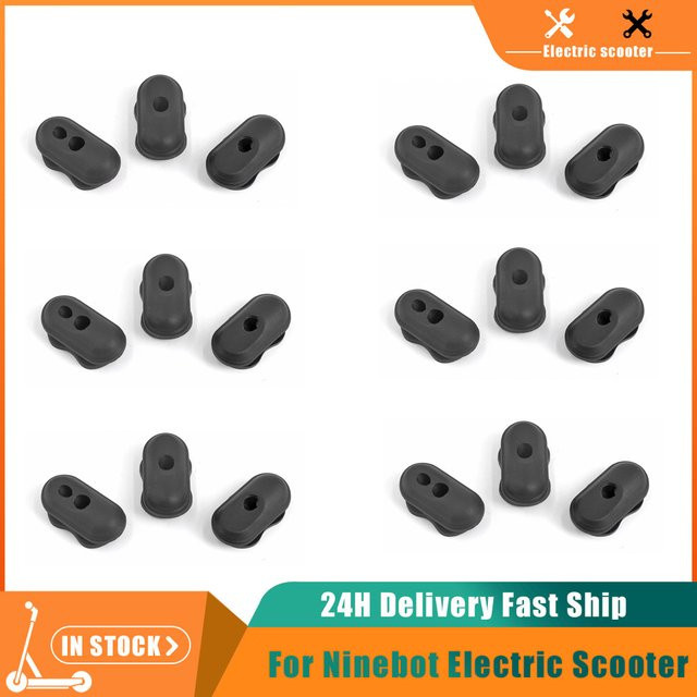 Ninebot Staubschutz-Silikonstecker für Ladungsschnittstelle in Schwarz für Ninebot MAX G30 G30D E-Scooter - Bild 1