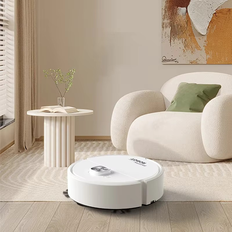 XMSJ 3-in-1 Mini-Kehrroboter Intelligente Kehrmaschine in Weiß - Bild 2