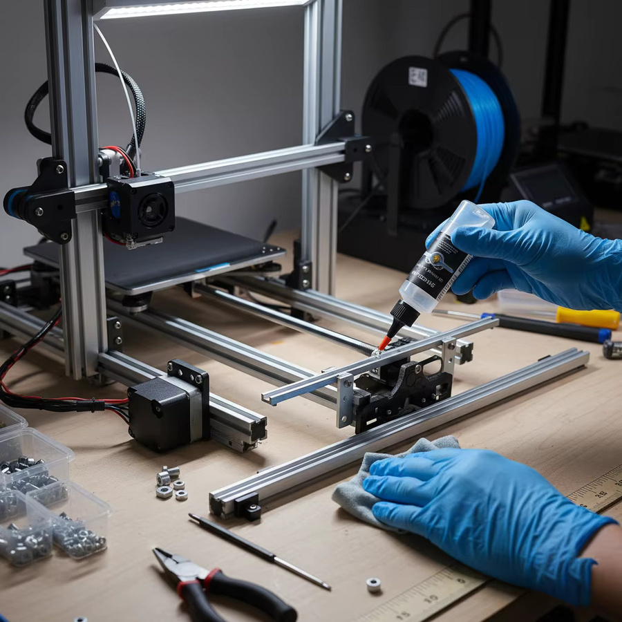 Universelles Schmieröl für 3D-Drucker-Bewegungssysteme zur Geräuschreduzierung und Vibrationsdämpfung, transparent - Bild 4