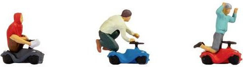 NOCH Bobby-Car-Rennen, Spielfahrzeuge, 1:87 (Spur H0) - Bild 1