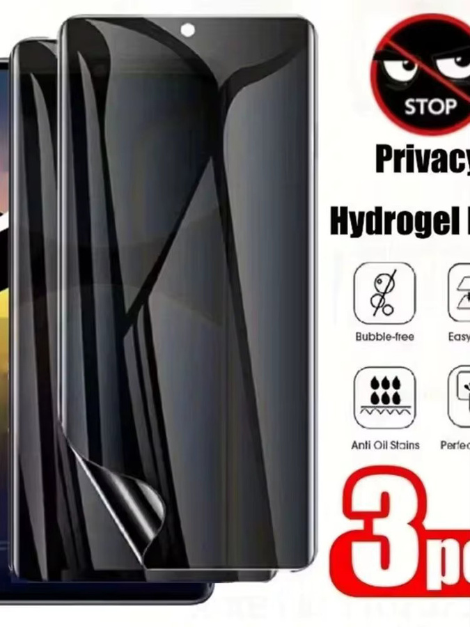 3 Stück Hydrogel-Displayschutzfolie für Huawei Enjoy 9 9e 9s 10 10e 20 50 50z 60 P60 70 70S 70X 70Z 80 SE Pro Plus 5G, transparent - Bild 6