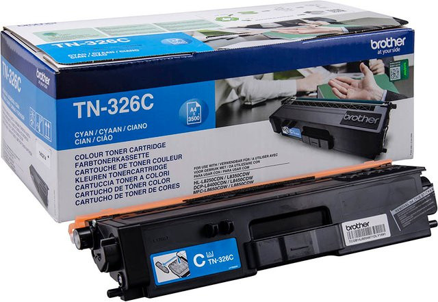 Original Brother Toner TN-326C Cyan für HL-L8250CDN Laserdrucker - Bild 1