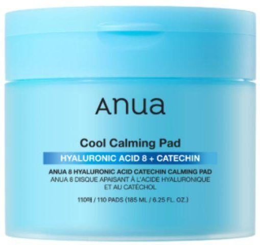 Anua 8 Hyaluronsäure Catechin Toner-Pads, 110 Stück, für empfindliche Haut - Bild 1