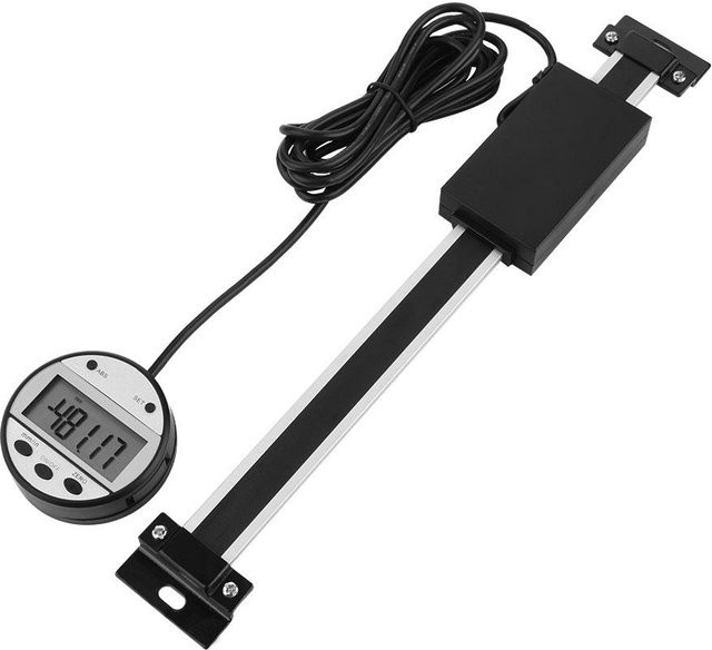 Painter Digitales Linearmaß-Kit mit LCD-Anzeige für Fräsmaschinen und Drehbänke, 150 mm, Schwarz - Bild 1