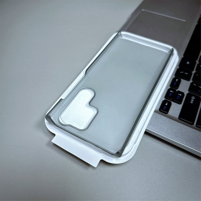 Stoßfeste und randlose PC-Handyhülle für Samsung Galaxy S25 S24 S23 Ultra Plus in Schwarz oder Transparent mit mattem Finish - Bild 1