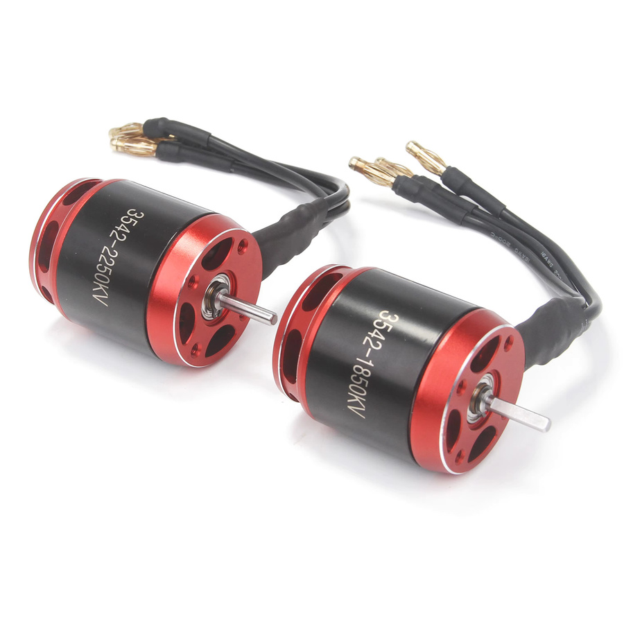 NEEBRC 3542 Outrunner Brushless Motor, 1:10, Metall, Rot - Bild 2