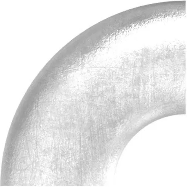 FeNau Schweißbogen 90 Grad aus Edelstahl V4A in Silber, Ø 33,7 mm x 2,0 mm, ungeschliffen - Bild 1