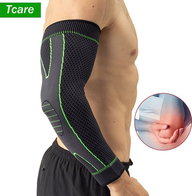 Tcare Ellenbogenschützer, Kompressions-Armmanschetten, Unisex - Bild 1