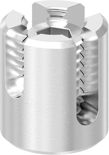 FeNau Kreuzklemme aus Edelstahl V4A in Silber für Seile mit Ø 5 mm für den Außenbereich - Bild 1