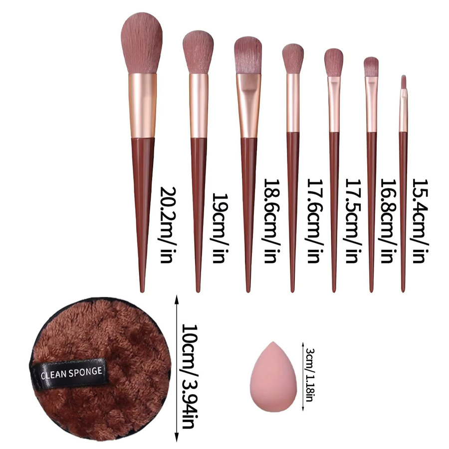 KOSSHOW Make-up-Pinsel-Set, 10-teilig, Unisex - Bild 2