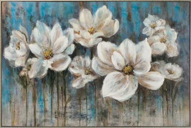 Art Universe Leinwandbild Orientalischer Mohn in Multicolour, Breite: 80 cm, Höhe: 120 cm - Bild 1