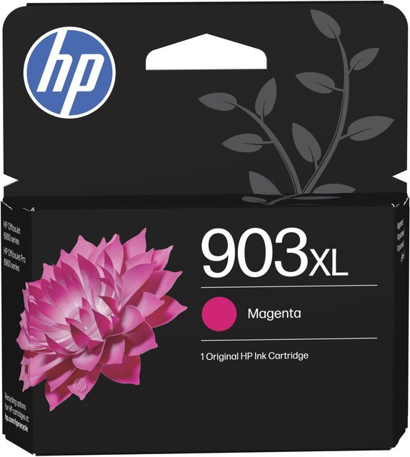 HP 903XL Tintenpatrone Magenta mit hoher Reichweite für OfficeJet 6950 und OfficeJet Pro 6960 - Bild 1