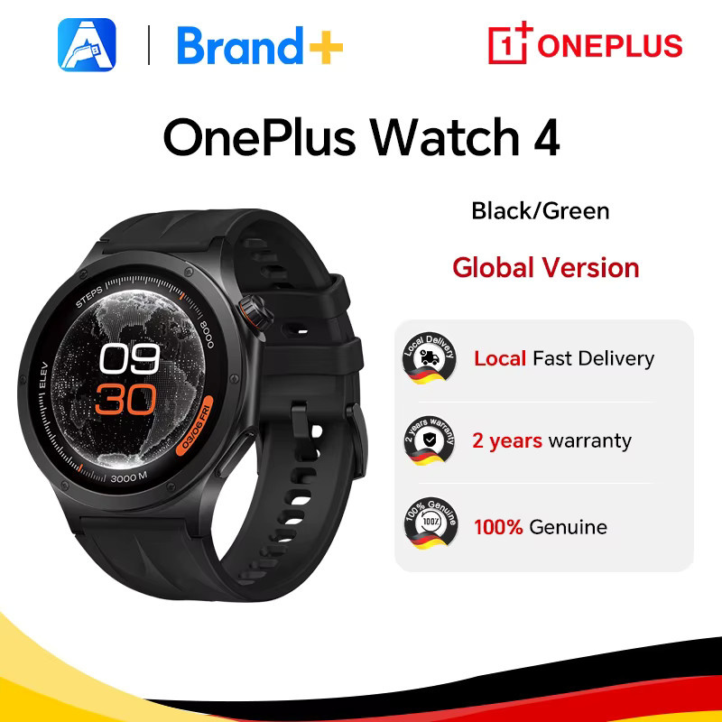 OnePlus Watch 4 Smartwatch Globale Version in Grün mit 1,5 Zoll Display, Wear OS by Google und Snapdragon W5 - Bild 4
