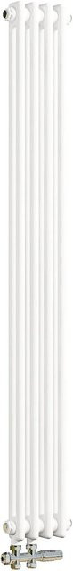 Duschparadies Heizkörper für Warmwasserbetrieb Weiß, 2 Säulen, B: 150 cm, H: 200 cm, 565 W - Bild 1