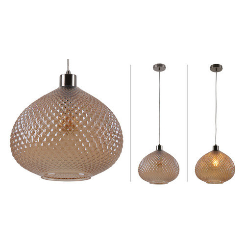Näve Pendelleuchte Surrat Glas Braun Durchmesser: 29 cm, Höhe: 150 cm - Bild 3